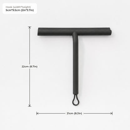 Verdelisse Silicone Shower Squeegee dimensions: 21cm*22cm (8.3in*8.7in), hook 5cm*9.5cm (2in*3.7in)